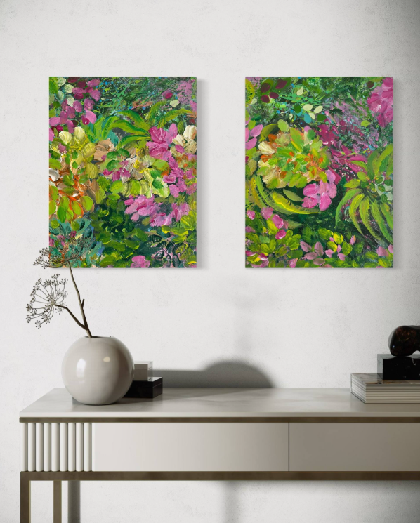 “Rebirth” Diptych