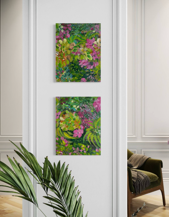 “Rebirth” Diptych